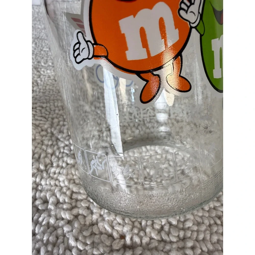 1984 Los Angeles Olympics M M Jar Glass Candy Container‎ Collectible